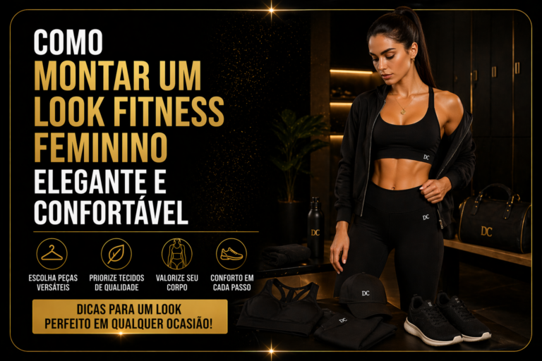 Como Montar um Look Fitness Feminino Elegante e Confortável